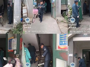 环诚物业开展电动车专项整治行动,严防“热辣滚烫”